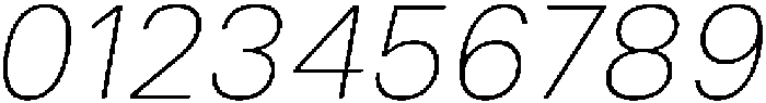 Principle Round Thin Italic otf (100) Font OTHER CHARS