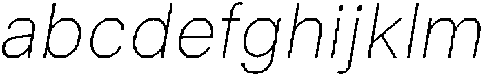 Principle Round Thin Italic otf (100) FONT