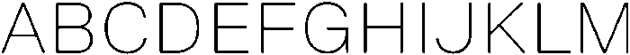 Principle Round Thin otf (100) Font UPPERCASE