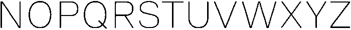 Principle Round Thin otf (100) Font UPPERCASE