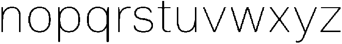 Principle Round Thin otf (100) Font LOWERCASE