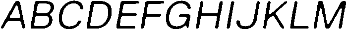 Principle Soft Italic otf (400) Font UPPERCASE
