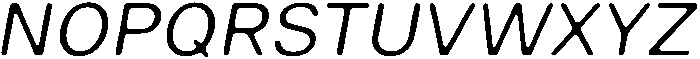 Principle Soft Italic otf (400) Font UPPERCASE