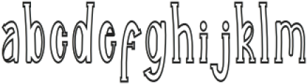 Pringgon Regular otf (400) Font LOWERCASE