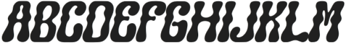 Pringle Black Italic otf (900) Font UPPERCASE