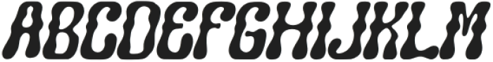 Pringle-BoldItalic otf (700) Font UPPERCASE