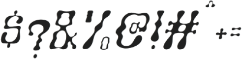 Pringle Thin Italic otf (100) Font OTHER CHARS