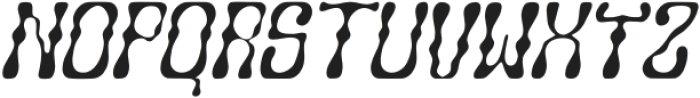 Pringle Thin Italic otf (100) Font UPPERCASE