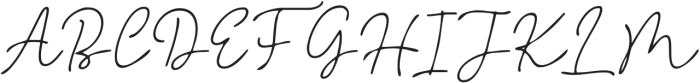 Printed Signature  Thin Italic otf (100) Font UPPERCASE
