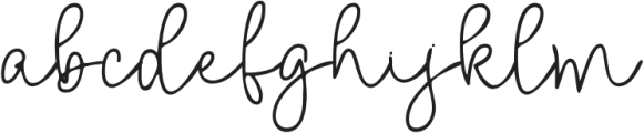 Printed Signature  Thin otf (100) Font LOWERCASE