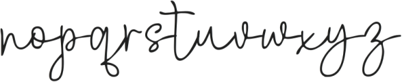 Printed Signature  Thin otf (100) Font LOWERCASE