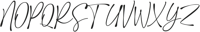 Prishton Sign ttf (400) Font UPPERCASE