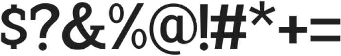 Pristine Pro Slab Semi Bold ttf (600) Font OTHER CHARS
