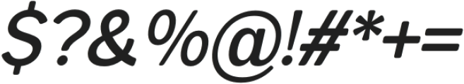 Pro Sotan Semi Bold Italic otf (600) Font OTHER CHARS