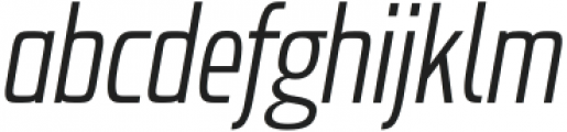 Probeta Light Italic otf (300) Font LOWERCASE
