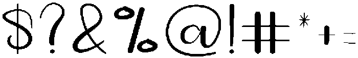 Procreate Regular otf (400) Font OTHER CHARS