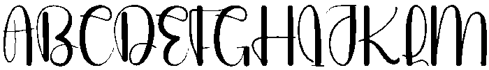 Procreate Regular otf (400) Font UPPERCASE