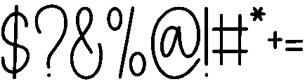 Procreate Regular otf (400) Font OTHER CHARS
