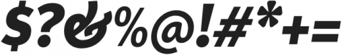 Proda Sans ExtraBold Italic otf (700) Font OTHER CHARS