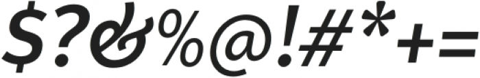 Proda Sans Medium Italic otf (500) Font OTHER CHARS
