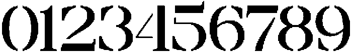 Prodes Stencil otf (400) Font OTHER CHARS