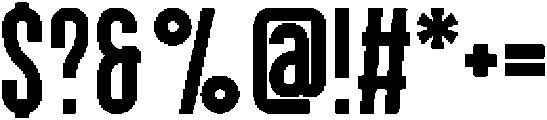 Proforma Black otf (900) Font OTHER CHARS