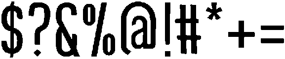 Progress Regular ttf (400) Font OTHER CHARS