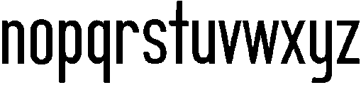 Progress Regular ttf (400) Font LOWERCASE