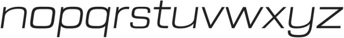 Prolinea Extra Light Italic ttf (200) Font LOWERCASE