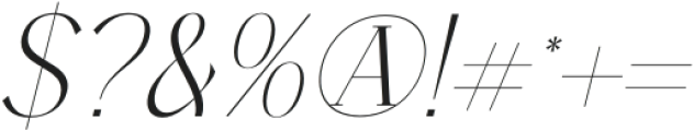 Promises Gisttela Serif Italic otf (400) Font OTHER CHARS