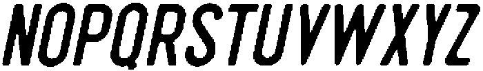 Pronk Clean RegularSlant otf (400) Font LOWERCASE