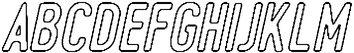 Pronk Outline RegularSlant otf (400) FONT