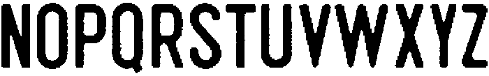 Pronk Rough Regular otf (400) Font UPPERCASE