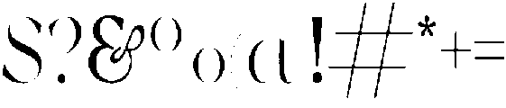Pros otf (400) Font OTHER CHARS