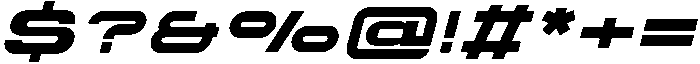ProsceniumSlabBoldItalic otf (700) Font OTHER CHARS