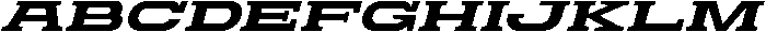 ProsceniumSlabBoldItalic otf (700) Font UPPERCASE