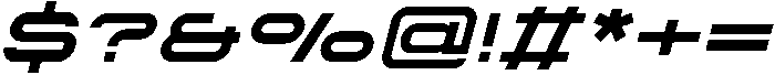 ProsceniumSlabItalic otf (400) Font OTHER CHARS