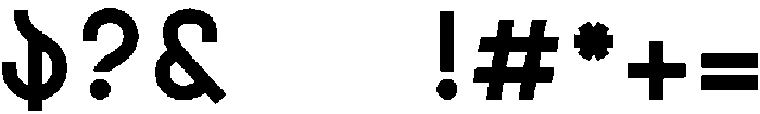 Prospac Regular otf (400) Font OTHER CHARS