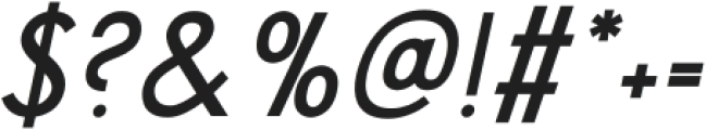 Prosty Sans Regular Italic otf (400) Font OTHER CHARS