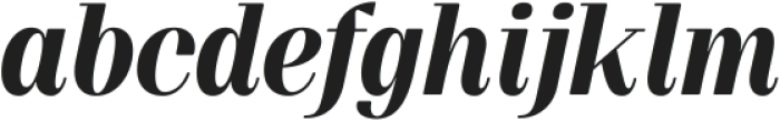 Proto Serif Bold Italic ttf (700) Font LOWERCASE