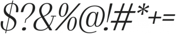Proto Serif Italic ttf (400) Font OTHER CHARS