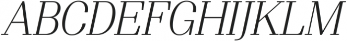 Proto Serif Italic ttf (400) Font UPPERCASE