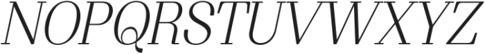 Proto Serif Italic ttf (400) Font UPPERCASE