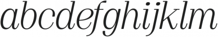 Proto Serif Italic ttf (400) Font LOWERCASE