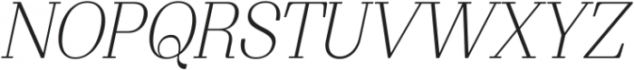 Proto Serif Light Italic ttf (300) Font UPPERCASE