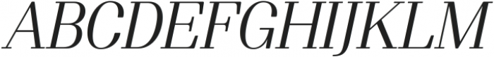 Proto Serif Medium Italic ttf (500) Font UPPERCASE