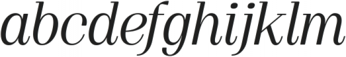 Proto Serif Medium Italic ttf (500) Font LOWERCASE