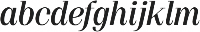 Proto Serif Semibold Italic ttf (600) Font LOWERCASE