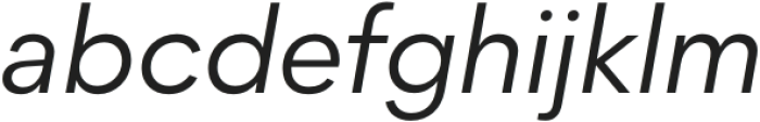 Protofo-Italic otf (400) Font LOWERCASE