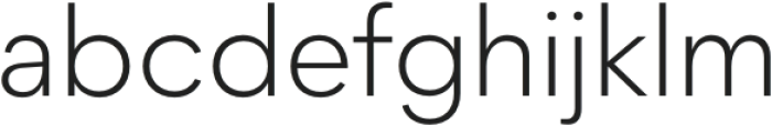 Protofo Light otf (300) Font LOWERCASE